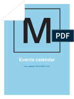 Calendario Eventos