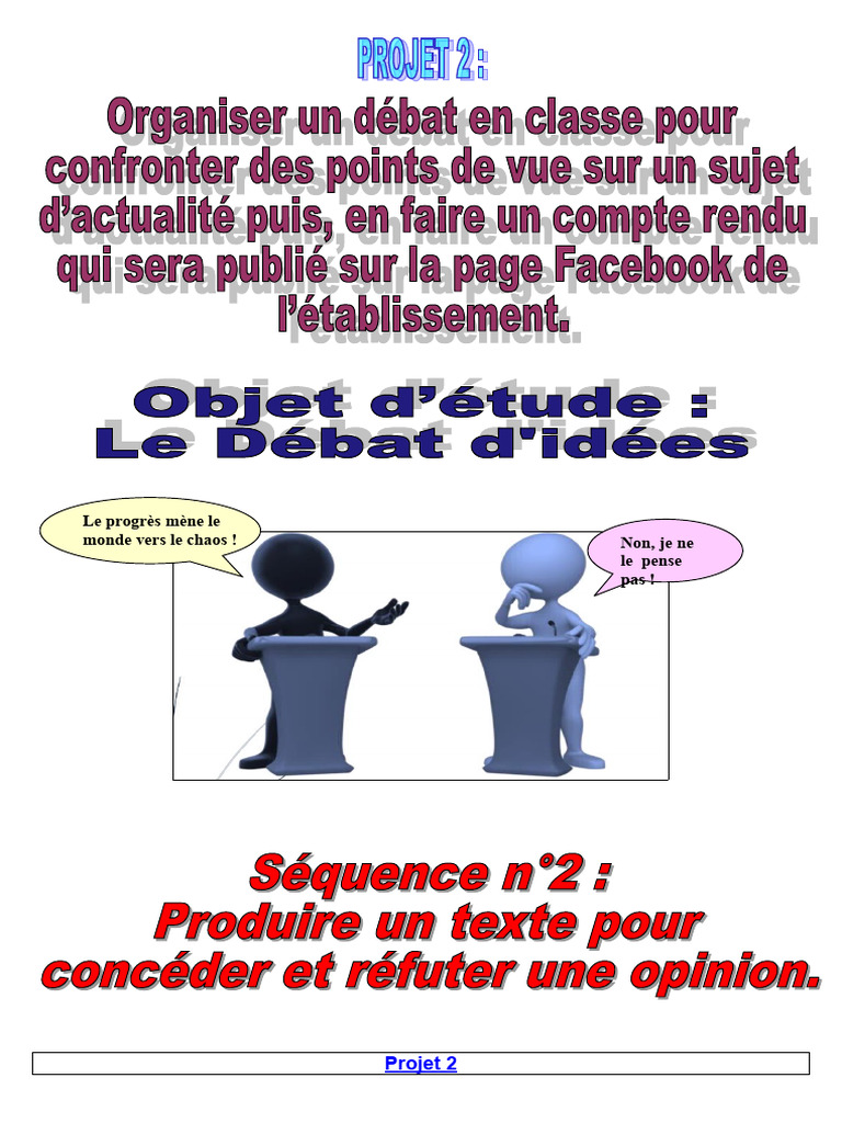 Séq. 2 - 3°AS - Concéder Et Réfuter. 23-24 - New | PDF | Bonheur | la ...