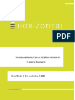 Brieba Igualdad Democratica Teoria de La Justicia de Elizabeth Anderson