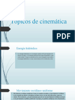 Tópicos de Cinemática