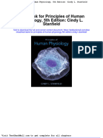 Full Download Test Bank For Principles of Human Physiology 5th Edition Cindy L Stanfield PDF Full Chapter