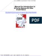 Full Download Solutions Manual For Introduction To Matlab 3e by Delores M Etter 013377001x PDF Full Chapter