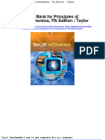 Full Download Test Bank For Principles of Microeconomics 7th Edition Taylor PDF Full Chapter