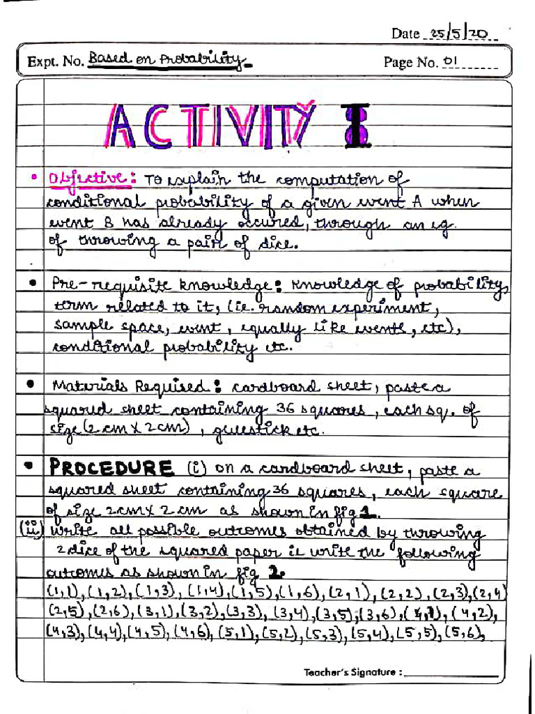 Mathematics Practical File Class 12 | PDF
