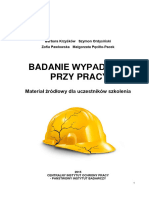 Badanie Wypadkow Przy Pracy Podrecznik