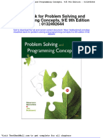 Full Download Test Bank For Problem Solving and Programming Concepts 9 e 9th Edition 0132492644 PDF Full Chapter