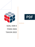 Soal OSN K Fisika 2022