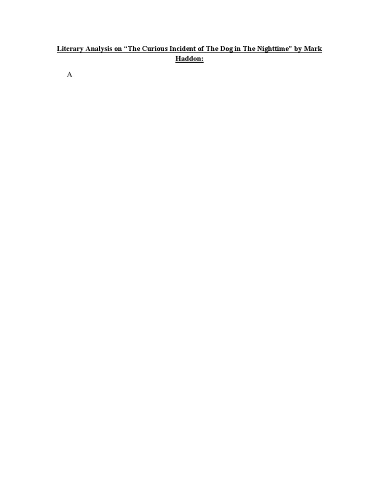 Literary Analysis | PDF | Young Adult