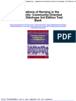 Full Download Foundations of Nursing in The Community Community Oriented Practice Stanhope 3rd Edition Test Bank PDF Full Chapter
