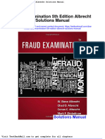 Full Download Fraud Examination 5th Edition Albrecht Solutions Manual PDF Full Chapter