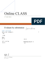 Online Class 17 Jan 24