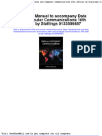 Full Download Solutions Manual To Accompany Data and Computer Communications 10th Edition by Stallings 0133506487 PDF Full Chapter