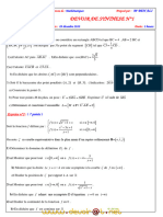 Devoir de Synthèse N°1 - Math - 3ème Informatique (2010-2011) MR BEN ALI