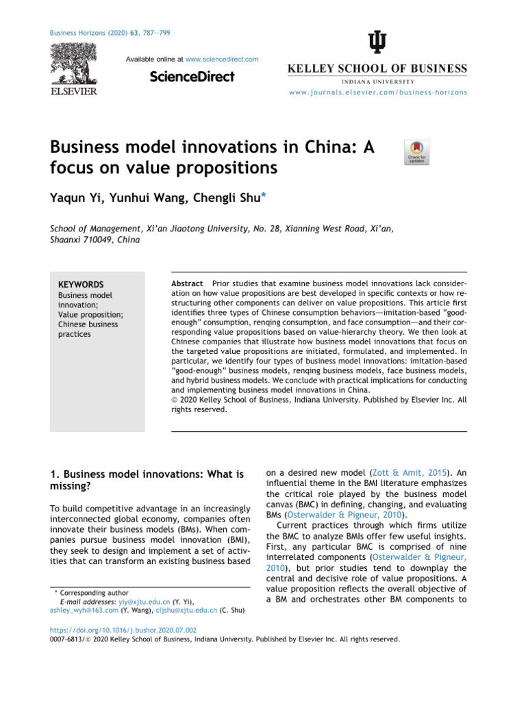 Business Model Innovations In China Download Free Pdf Business