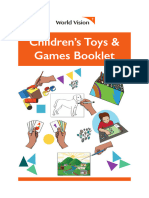 Children's Toys and Games Booklet