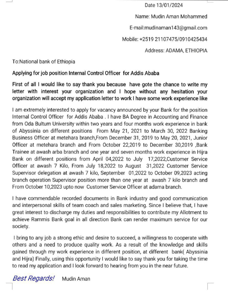Internal control officer pdf