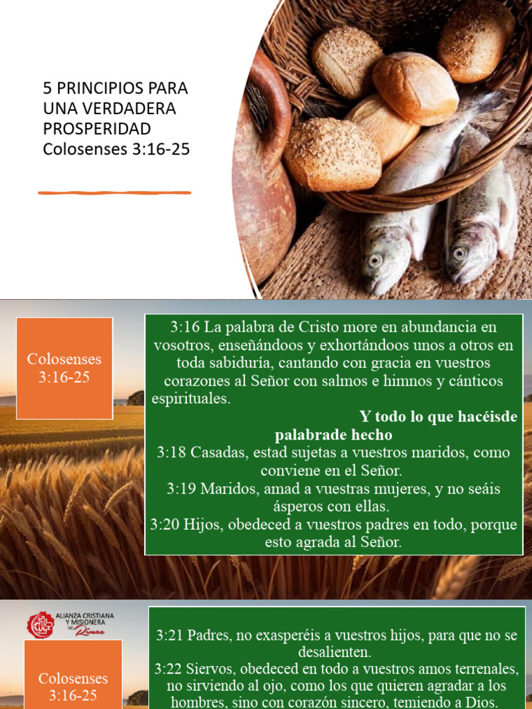 5 Principios para Una Verdadera Prosperidad | PDF | Concepciones de ...