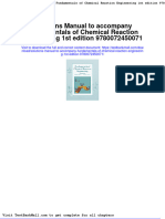 Full Download Solutions Manual To Accompany Fundamentals of Chemical Reaction Engineering 1st Edition 9780072450071 PDF Full Chapter