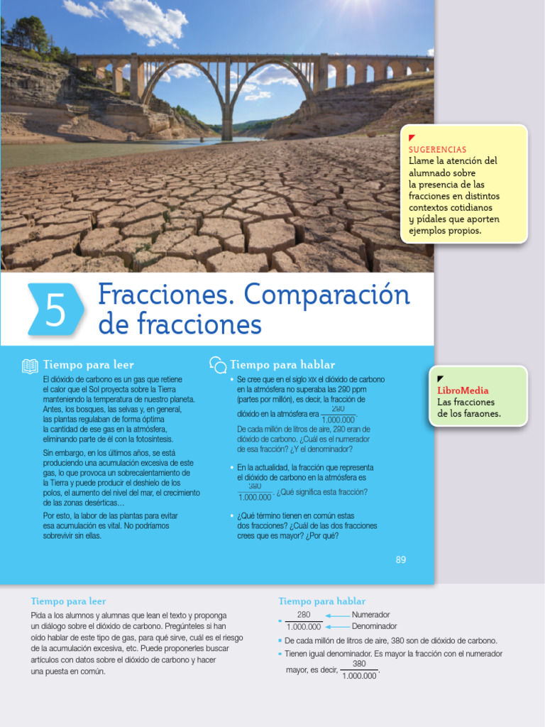 Solucionario Matematicas 5º Primaria Tema 5 Santillana | PDF