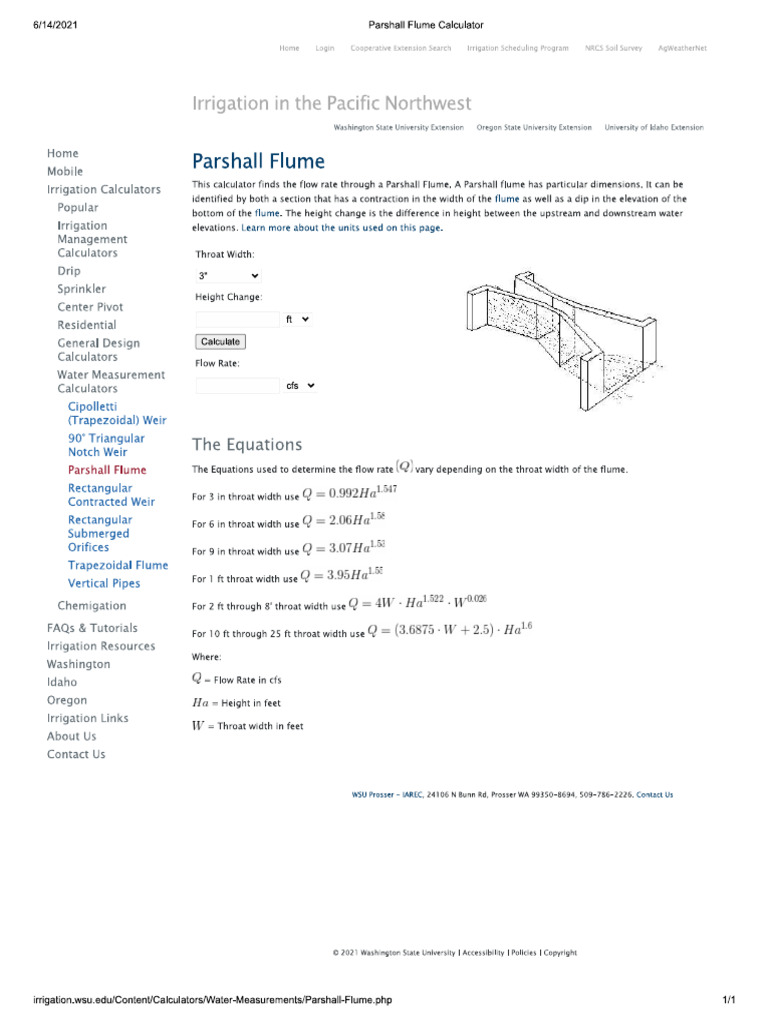 Parshall Flume PDF