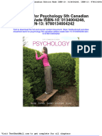 Full Download Test Bank For Psychology 5th Canadian Edition Wade Isbn 10 0134004248 Isbn 13 9780134004242 PDF Full Chapter