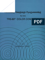 Assembly Language Programming For The Color Computer 1985 Laurence A Tepolt