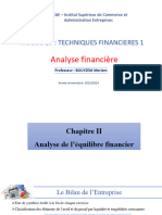 Partie 2 Les Outils de L'analyse CH 2 Analyse de L'équilibre Financier - Copie