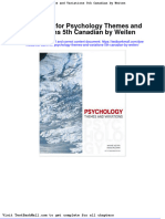 Full Download Test Bank For Psychology Themes and Variations 5th Canadian by Weiten PDF Full Chapter