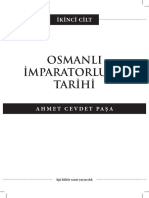 Ahmet Cevdet Paşa Osmanlı İmparatorluğu Tarihi 2 İlgi Kültür Sanat