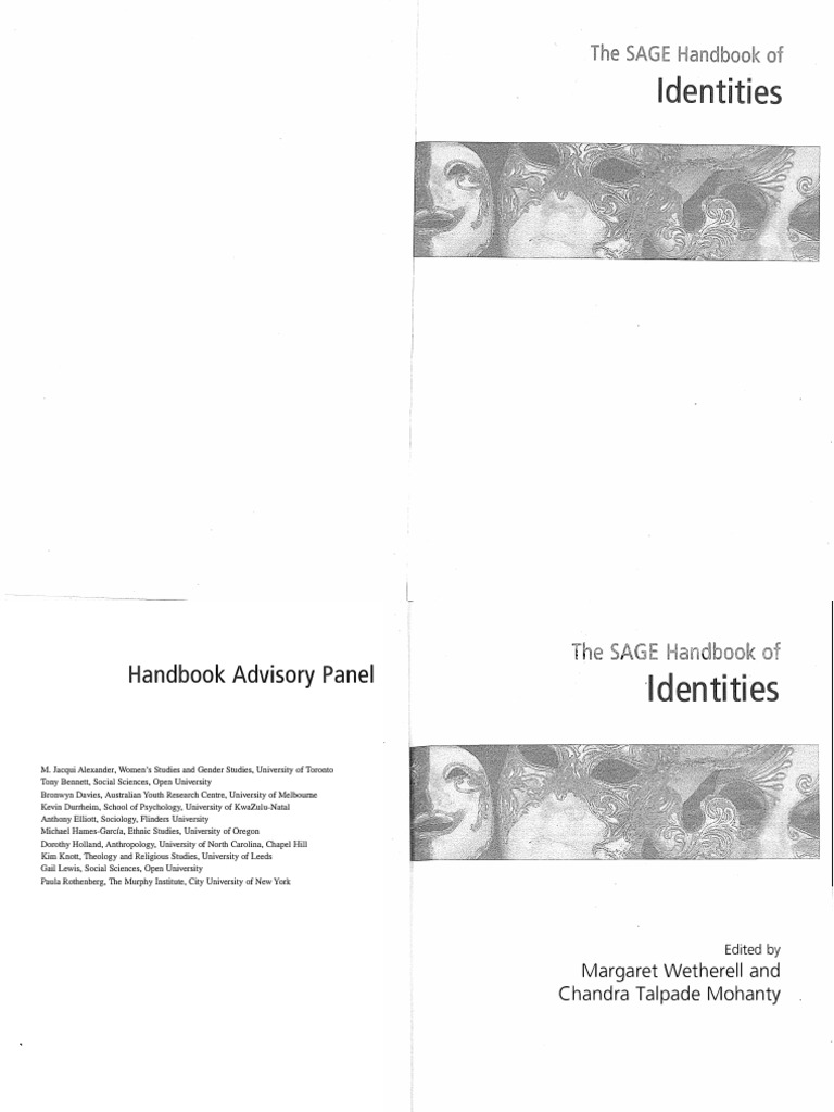 Wetherell, Margaret & Mohantry, Chandra Talpade The Sage Handbook of