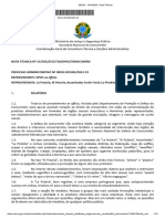 03 - Nota - Tecnica Senacon - Empresa La Putaria