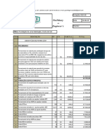 Mapa de Quantidades para Fundacao - Fornecimento e Execicao