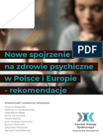 Zdrowie Psychiczne W Polsce I Europie - Rekomendacje