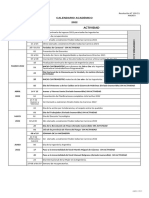 Calendario UTN FRTDF 2022