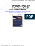 South-Western Federal Taxation 2012 Corporations, Partnerships, Estates and Trusts Hoffman Raabe Smith 35th Edition Solutions Manaul