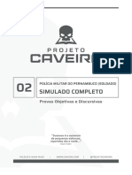 2º Simulado Soldado PMPE - Projeto Caveira