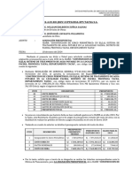 Informe N 001 - Asignacion Presupuestal