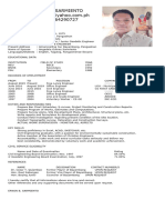 Resume of Erwin Sarmiento Bayambang