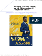 Full Download Test Bank For Race Ethnicity Gender and Class 8th Edition Joseph F Healey Eileen Obrien PDF Full Chapter