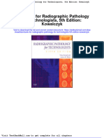 Full Download Test Bank For Radiographic Pathology For Technologists 5th Edition Kowalczyk PDF Full Chapter