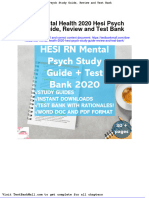 Full Download Hesi Mental Health 2020 Hesi Psych Study Guide Review and Test Bank PDF Full Chapter