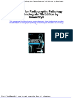 Full Download Test Bank For Radiographic Pathology For Technologists 7th Edition by Kowalczyk PDF Full Chapter