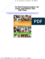 Full Download Test Bank For Real Communication An Introduction 2nd Edition Dan Ohair PDF Full Chapter