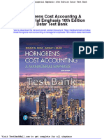 Full Download Horngrens Cost Accounting A Managerial Emphasis 16th Edition Datar Test Bank PDF Full Chapter