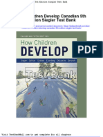 Full Download How Children Develop Canadian 5th Edition Siegler Test Bank PDF Full Chapter
