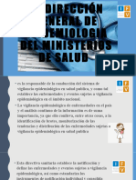 La Dirección General de Epidemiologia Del Ministerios