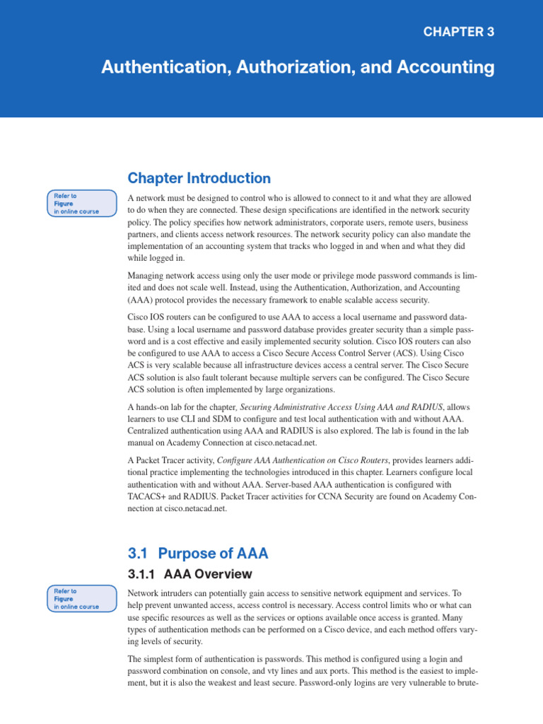 AAA Framework in Network Security | PDF | Radius | Computer Network
