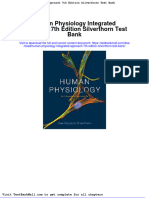 Full Download Human Physiology Integrated Approach 7th Edition Silverthorn Test Bank PDF Full Chapter