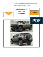 GMC Hummer EV SUV 2024 Emergency Response Guide - English