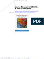 Full Download Human Resource Management Mathis 14th Edition Test Bank PDF Full Chapter